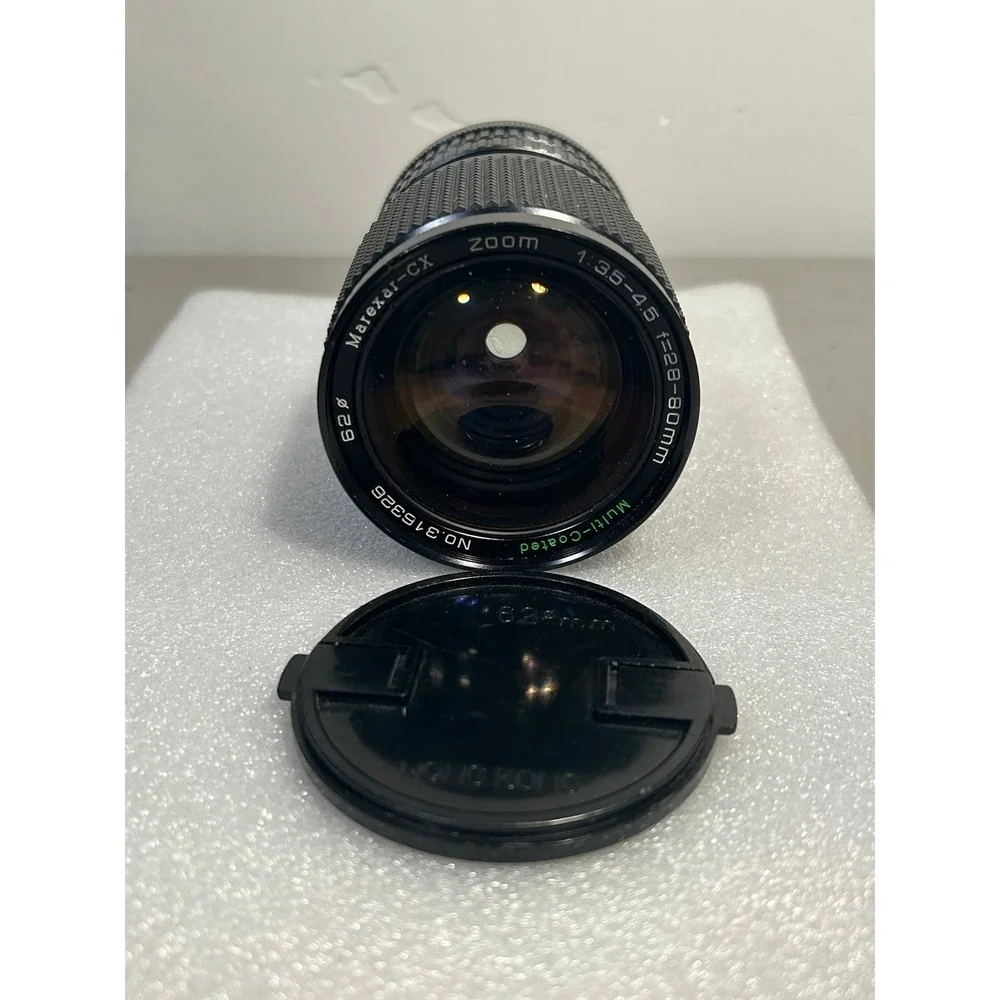 Marexar-CX Zoom 28-80mm f/3.5-4.5‎ Multi-Coated for Canon FD 62mm